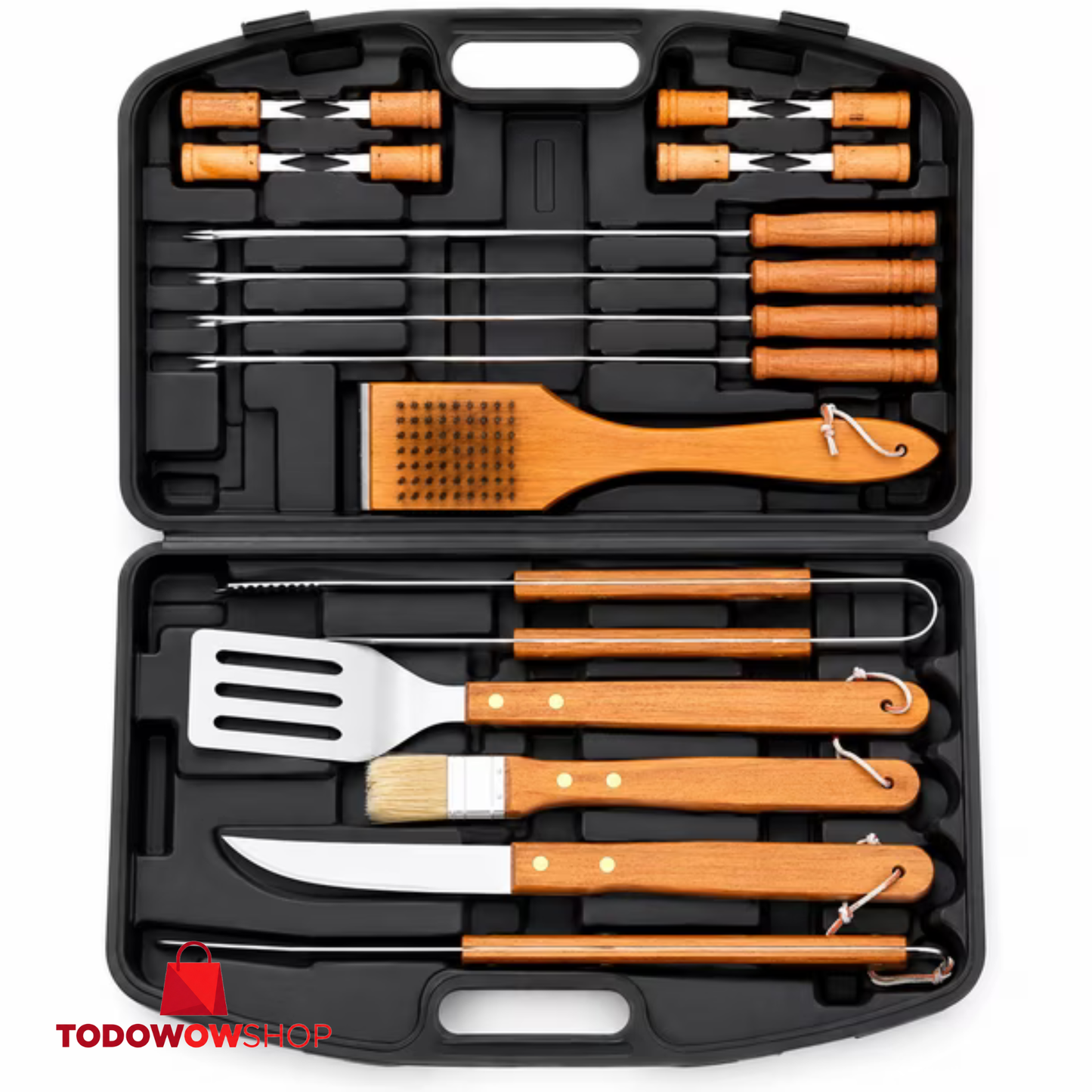 Set Parrilleros Asado Maleta 18 Piezas