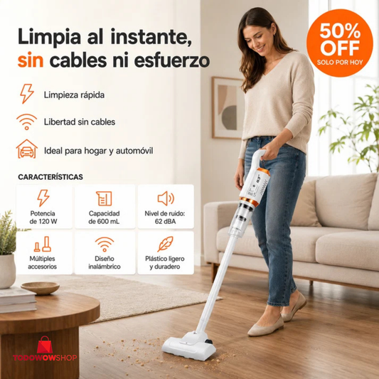 Aspiradora 3 en 1 inalámbrica